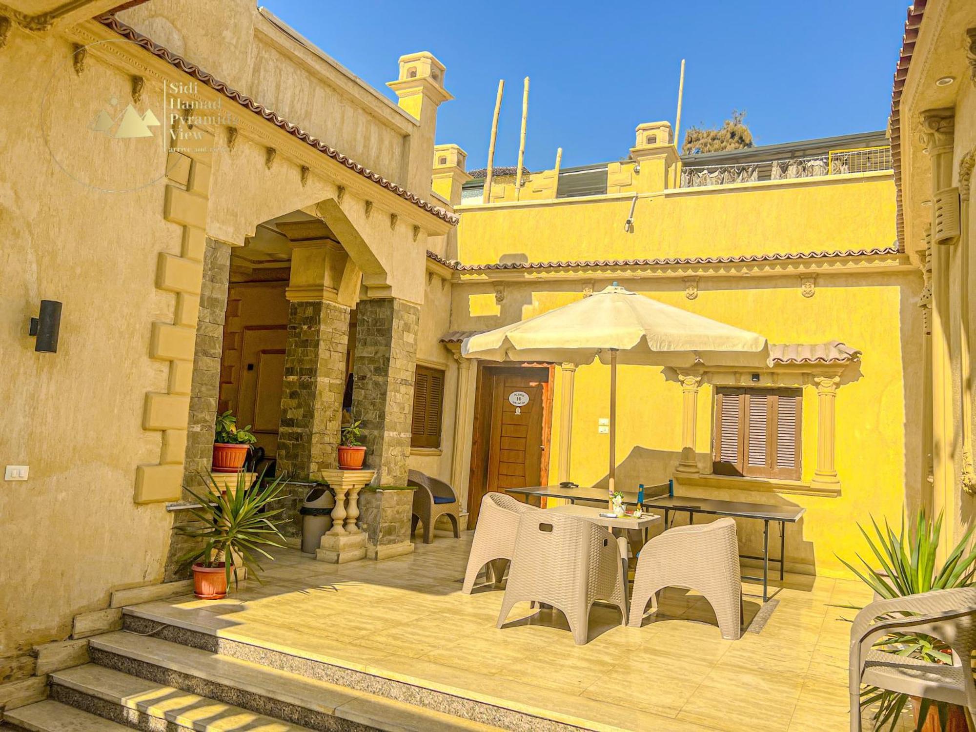 Sidi Hamad Pyramids View Hotell Kafret el-Gabal Eksteriør bilde