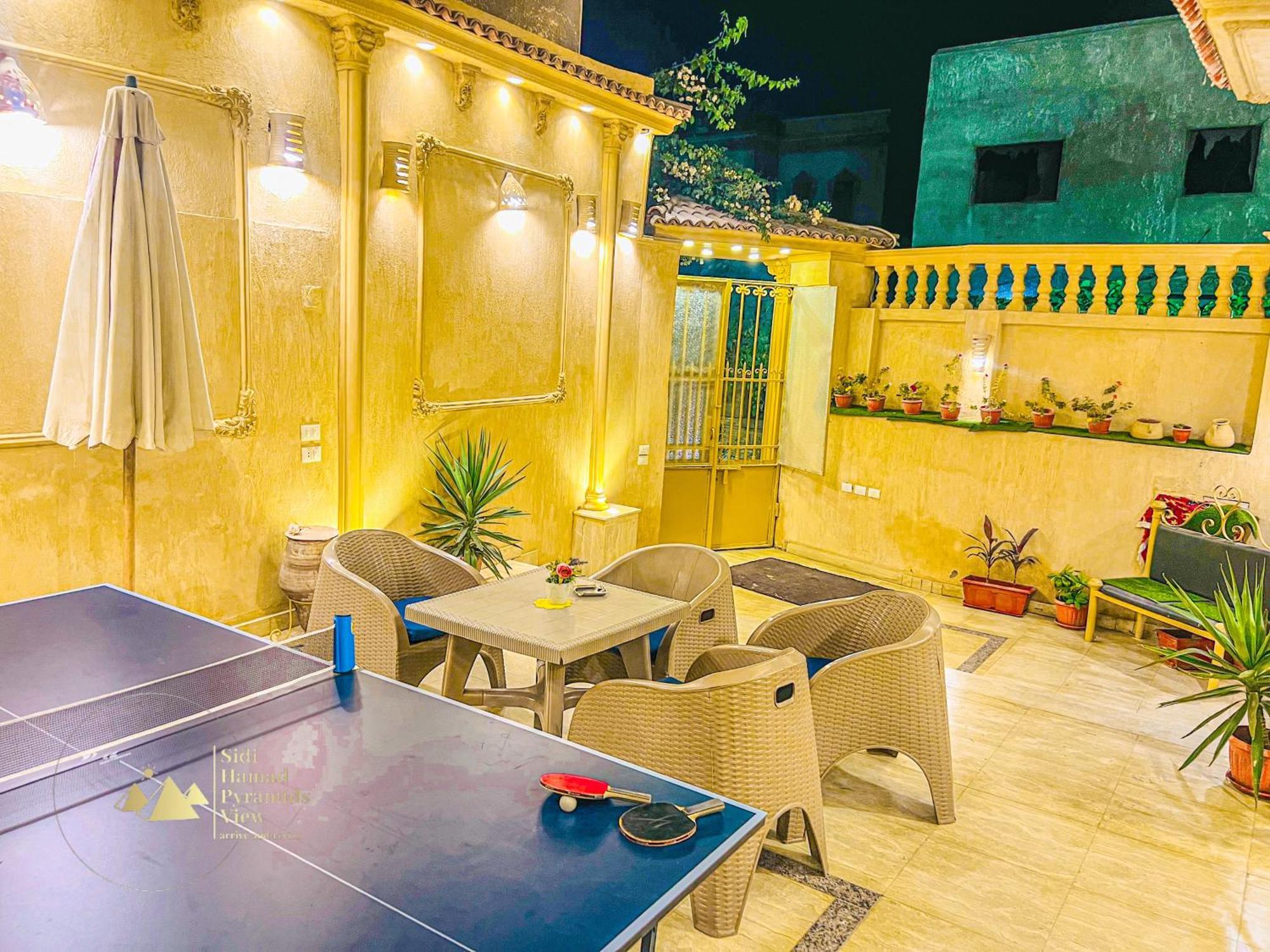 Sidi Hamad Pyramids View Hotell Kafret el-Gabal Eksteriør bilde