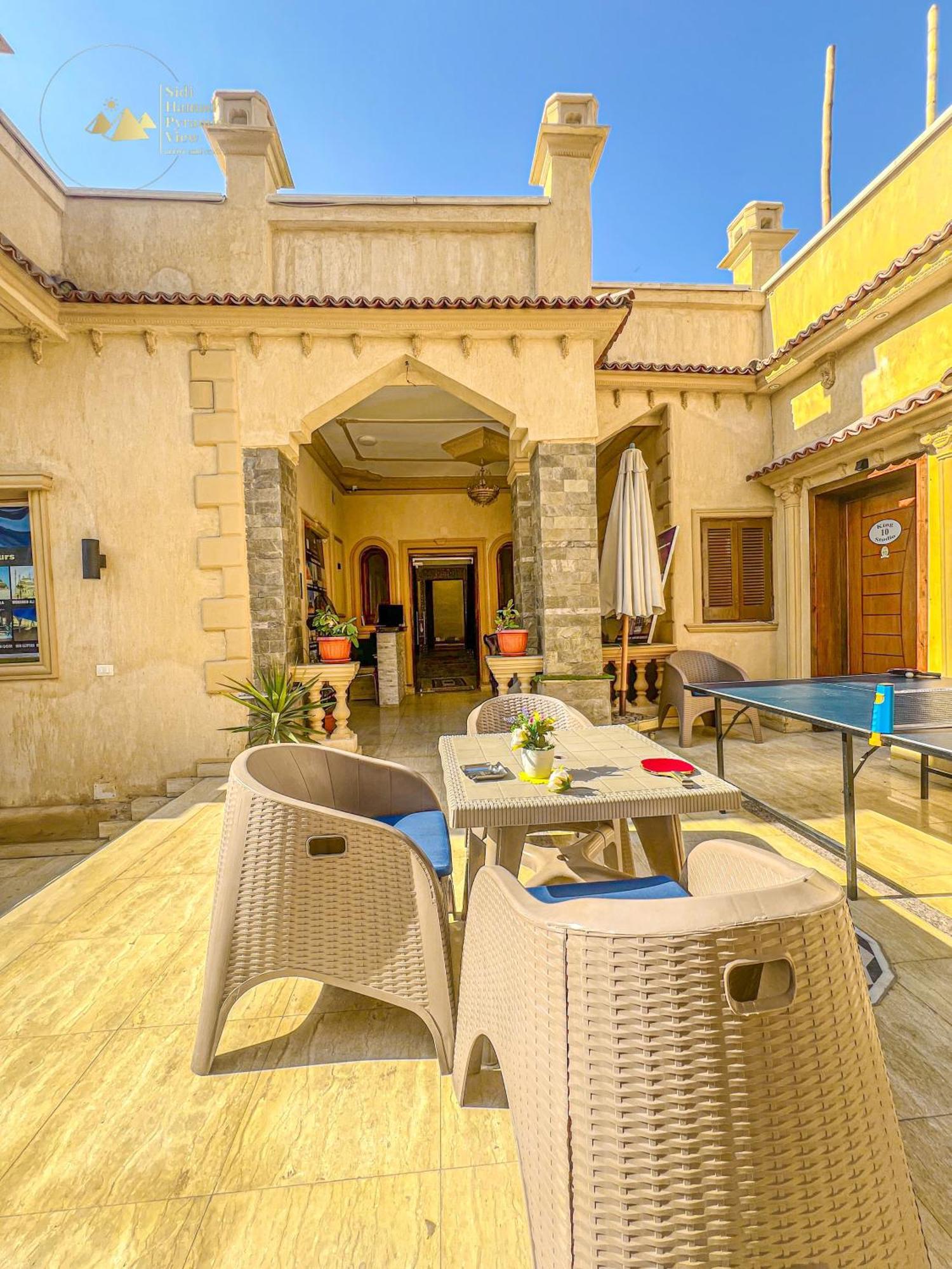 Sidi Hamad Pyramids View Hotell Kafret el-Gabal Eksteriør bilde