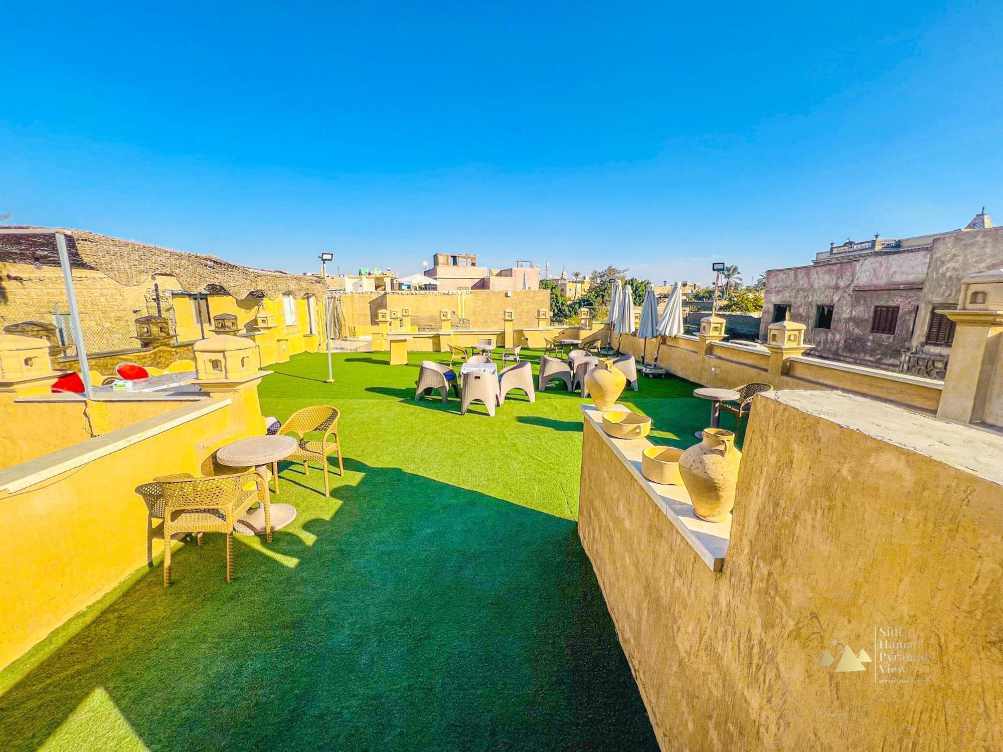Sidi Hamad Pyramids View Hotell Kafret el-Gabal Eksteriør bilde