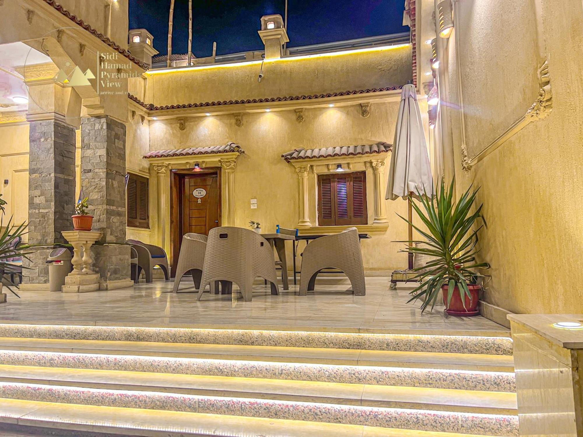 Sidi Hamad Pyramids View Hotell Kafret el-Gabal Eksteriør bilde