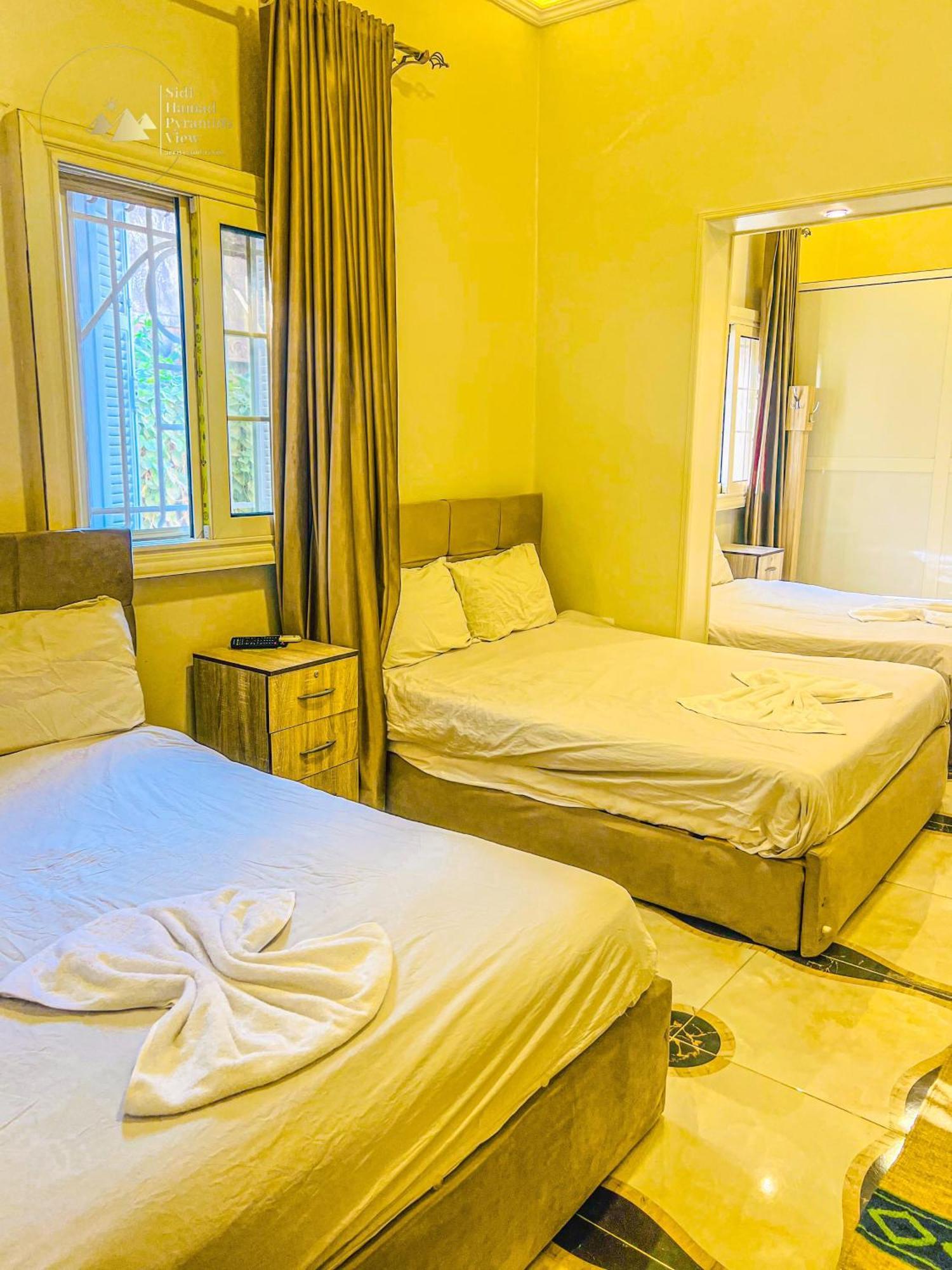 Sidi Hamad Pyramids View Hotell Kafret el-Gabal Eksteriør bilde