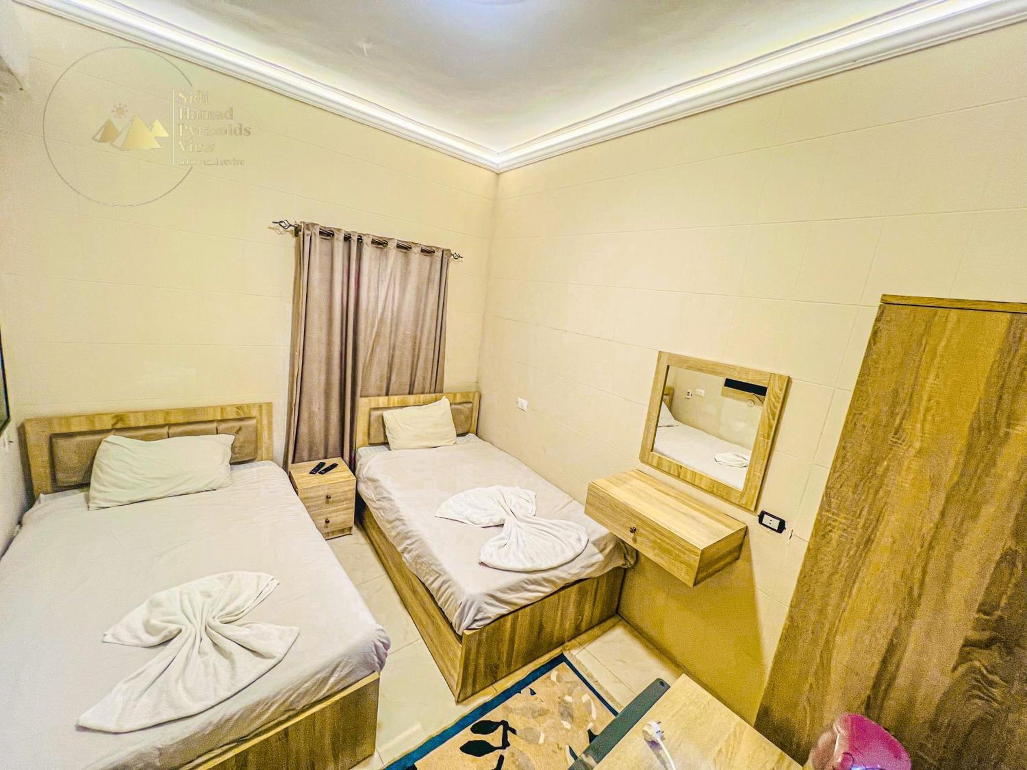 Sidi Hamad Pyramids View Hotell Kafret el-Gabal Eksteriør bilde