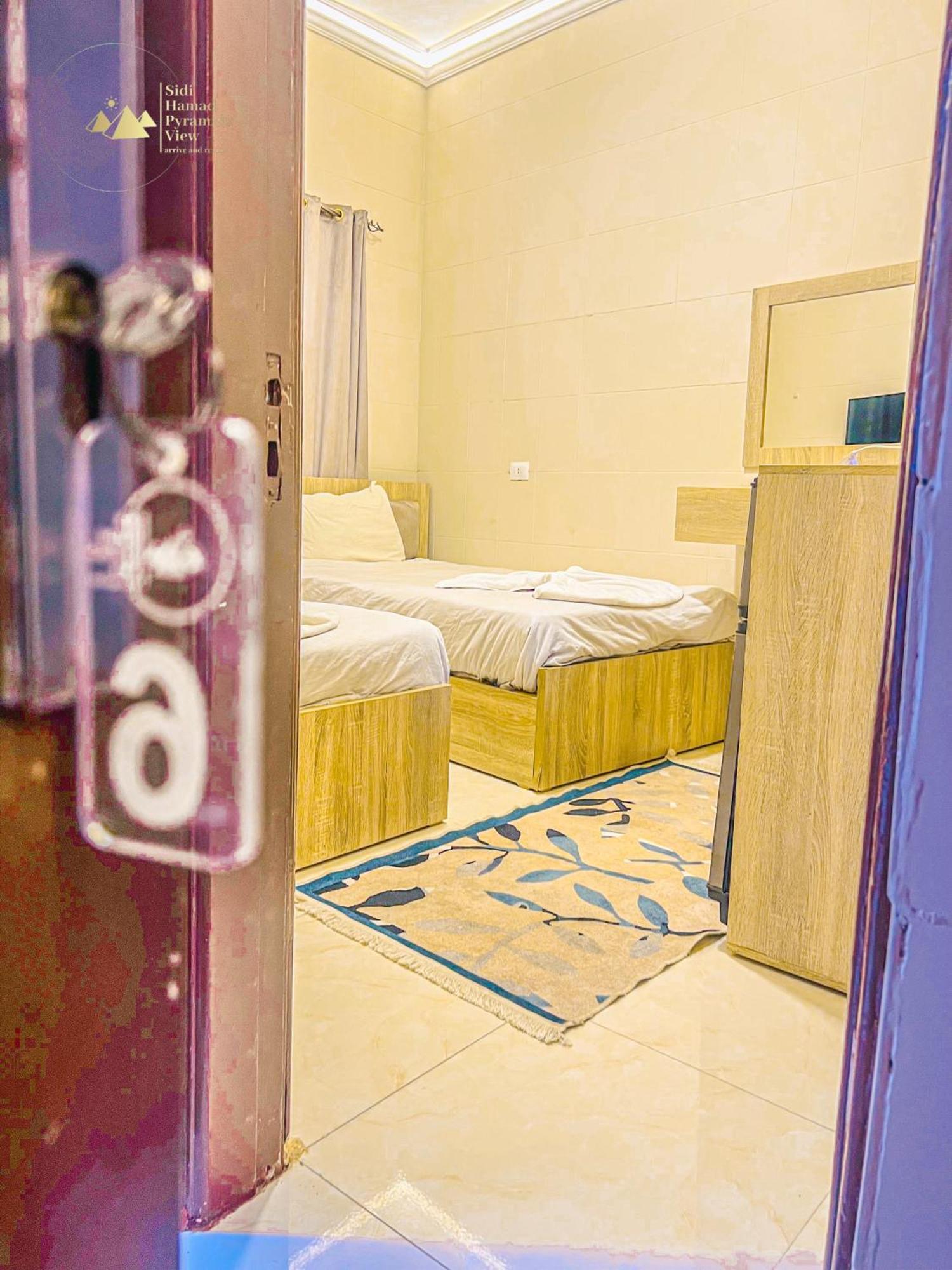 Sidi Hamad Pyramids View Hotell Kafret el-Gabal Eksteriør bilde