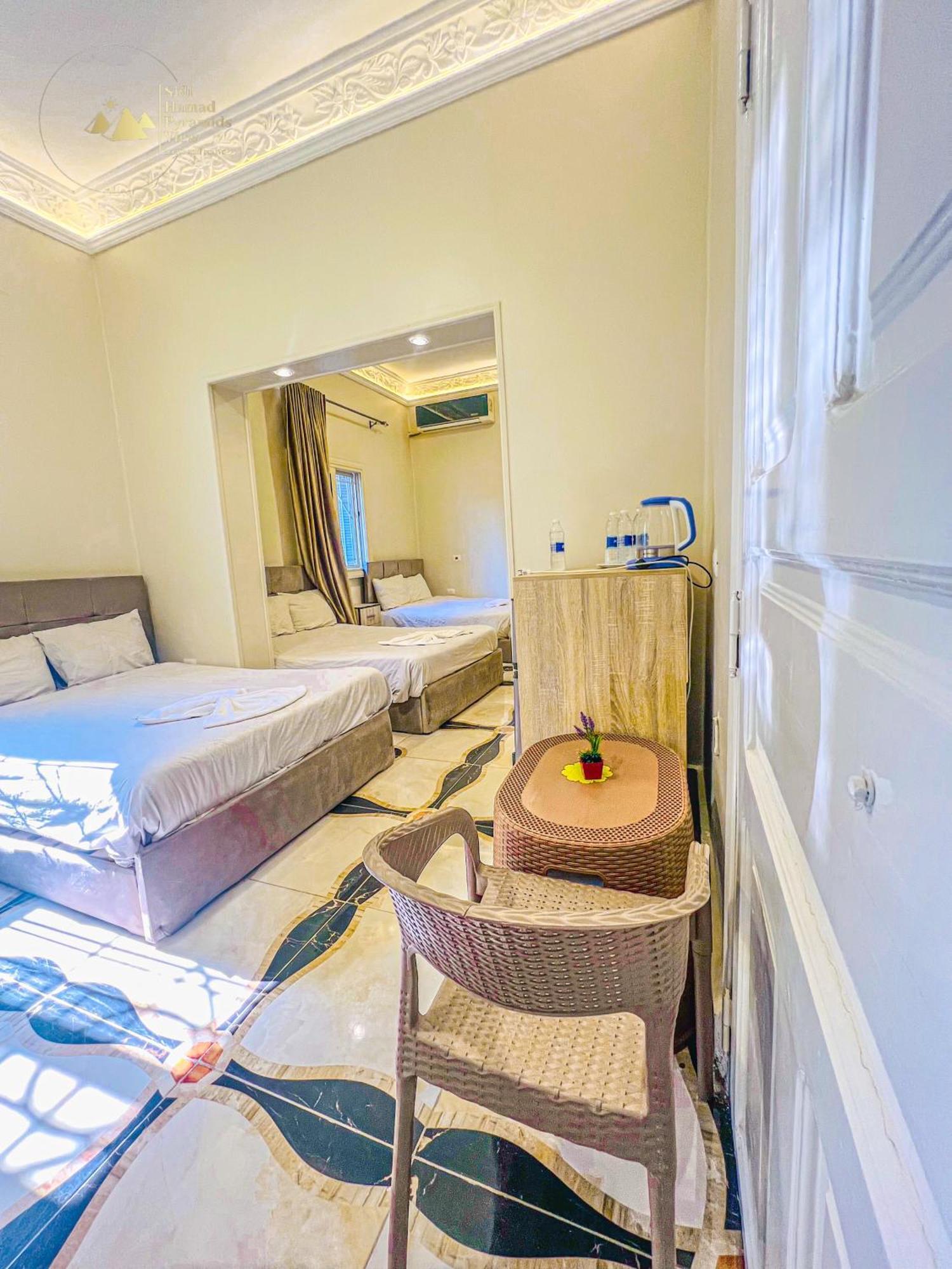 Sidi Hamad Pyramids View Hotell Kafret el-Gabal Eksteriør bilde