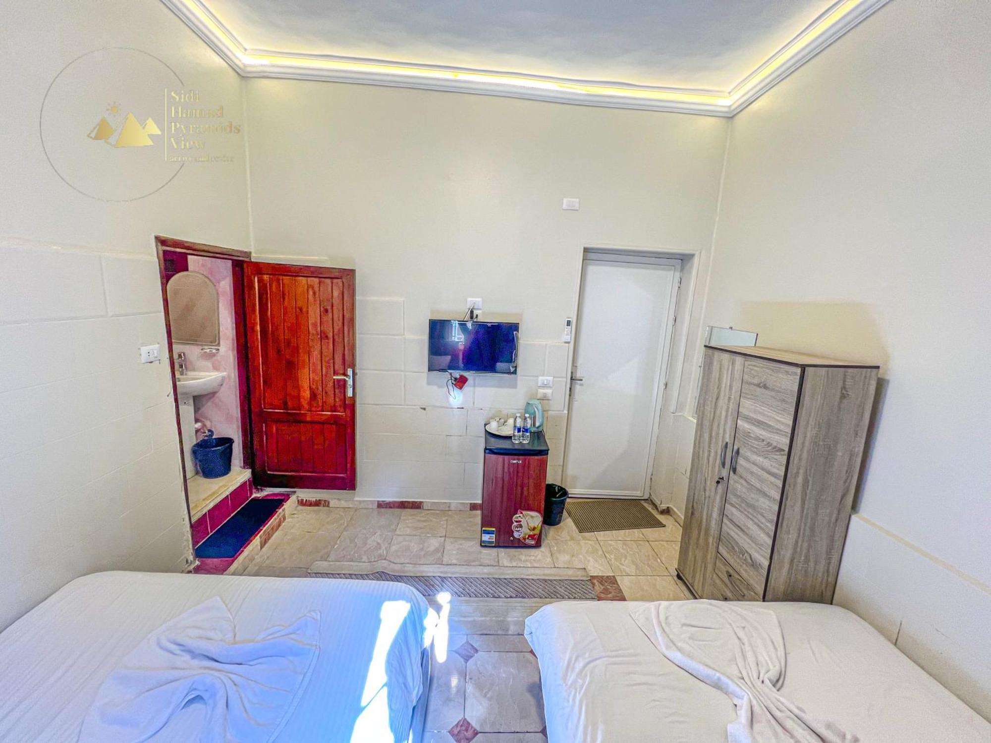 Sidi Hamad Pyramids View Hotell Kafret el-Gabal Eksteriør bilde