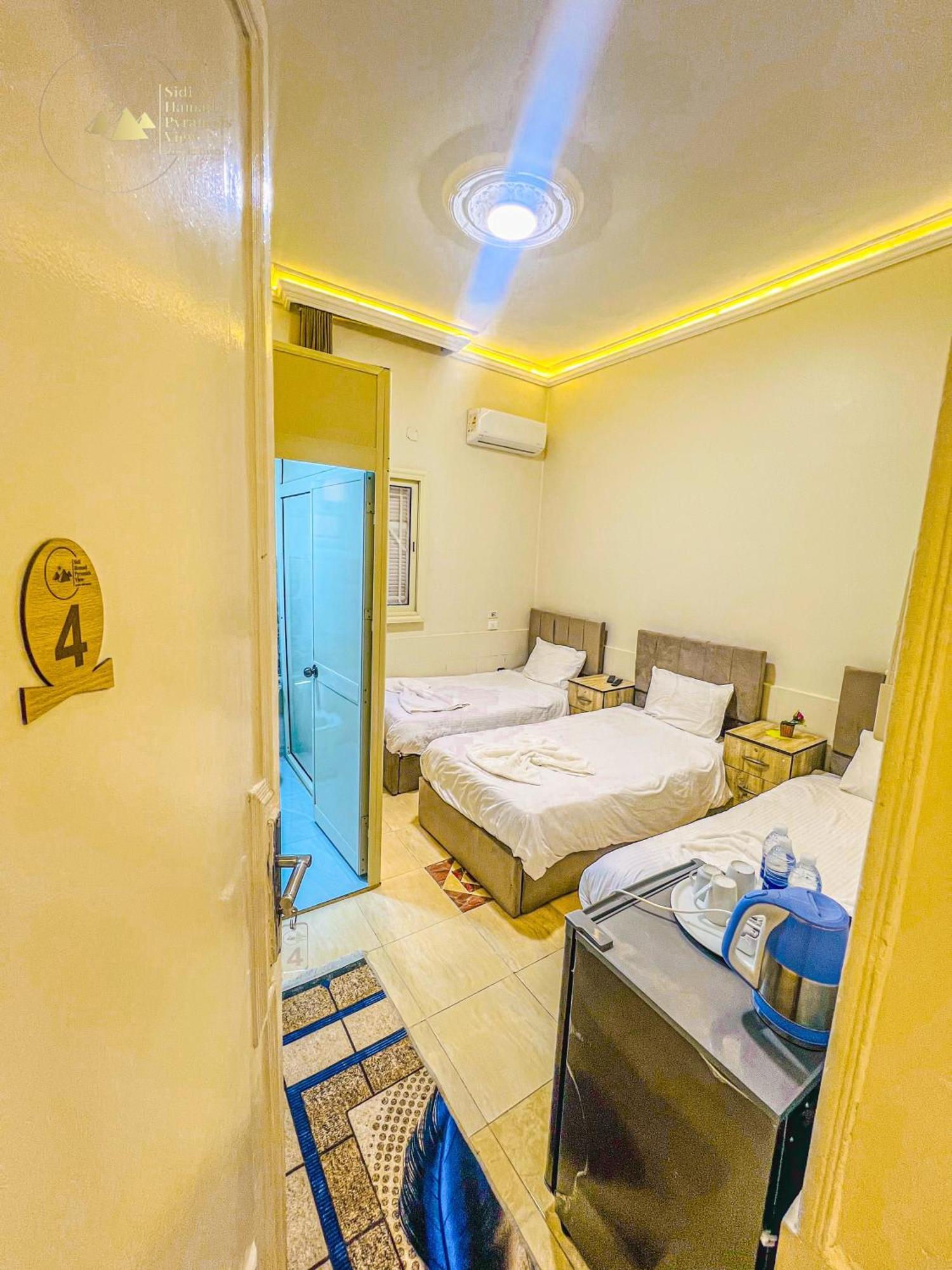 Sidi Hamad Pyramids View Hotell Kafret el-Gabal Eksteriør bilde