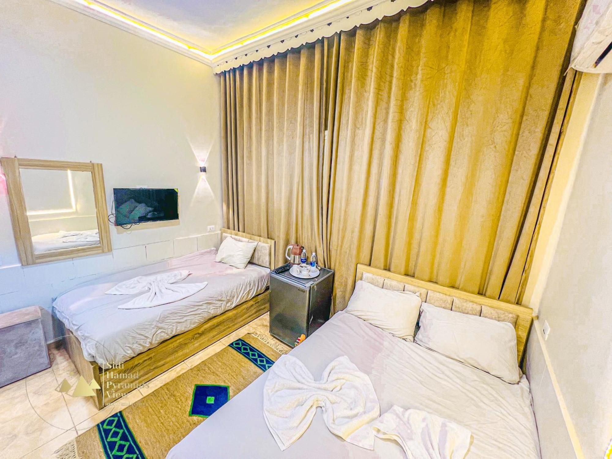 Sidi Hamad Pyramids View Hotell Kafret el-Gabal Eksteriør bilde